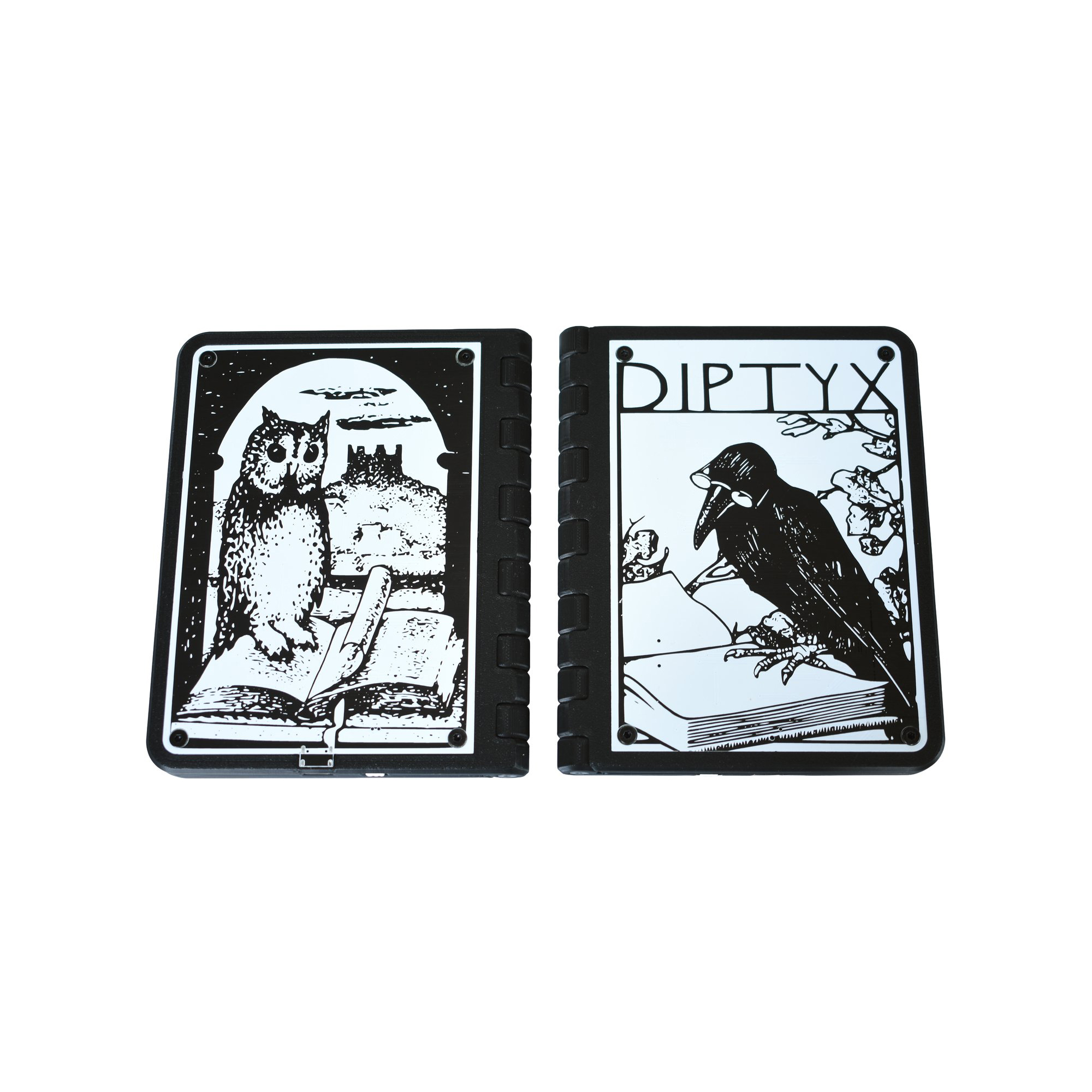 Рідер-розкладачка із двома екранами E-Ink - Diptyx E-Reader